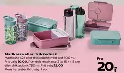 Kvickly Madkasse eller drikkedunk tilbud