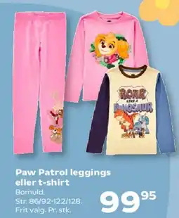 Kvickly Paw Patrol leggings eller t-shirt tilbud