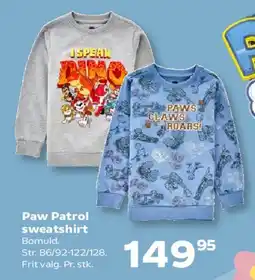 Kvickly Paw Patrol sweatshirt tilbud