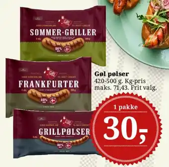Gøl pølser
