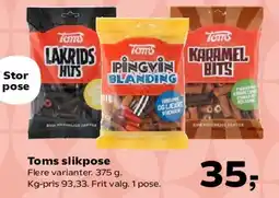 Kvickly Toms slikpose tilbud