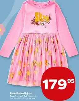 Kvickly Paw Patrol kjole tilbud