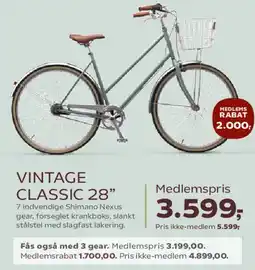 Kvickly VINTAGE CLASSIC 28 tilbud