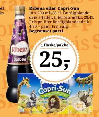 Ribena eller Capri-Sun