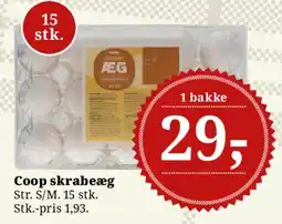 Dagli'Brugsen Coop skrabeæg tilbud