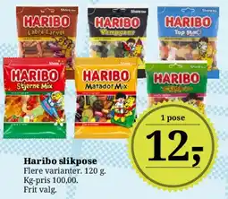 Dagli'Brugsen Haribo slikpose tilbud