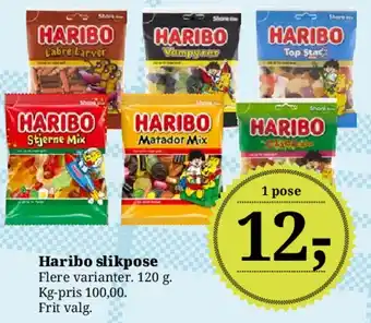 Dagli'Brugsen Haribo slikpose tilbud