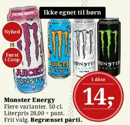Dagli'Brugsen Monster Energy tilbud