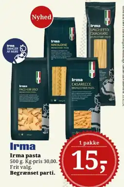 Dagli'Brugsen Irma pasta tilbud