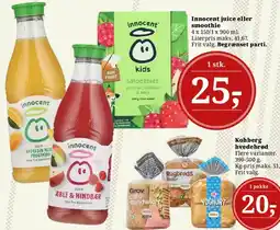 Dagli'Brugsen Innocent juice eller smoothie tilbud