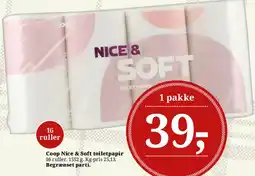 Dagli'Brugsen Coop Nice & Soft toiletpapir tilbud