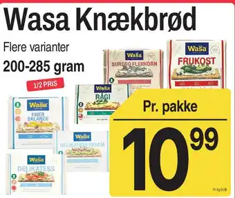ABC Lavpris Wasa Knækbrød tilbud