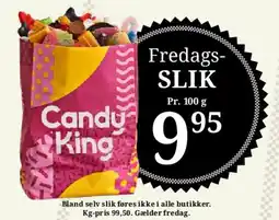 Dagli'Brugsen Fredags-SLIK tilbud