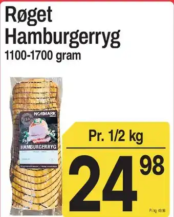 ABC Lavpris Røget Hamburgerryg tilbud