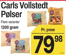 ABC Lavpris Carls Vollstedt Pølser tilbud