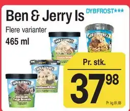 ABC Lavpris Ben & Jerry's Is tilbud