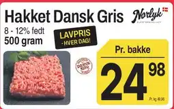 ABC Lavpris Hakket Dansk Gris tilbud