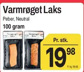 ABC Lavpris Varmrøget Laks tilbud