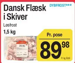 ABC Lavpris Dansk Flæsk i Skiver tilbud