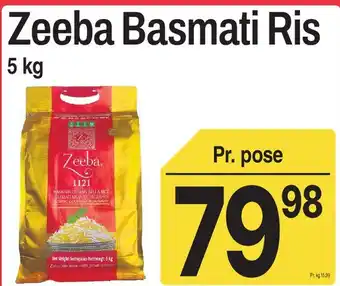 ABC Lavpris Zeeba Basmati Ris tilbud