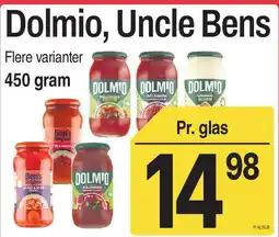 ABC Lavpris Dolmio, Uncle Bens tilbud