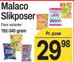 ABC Lavpris Malaco Slikposer tilbud