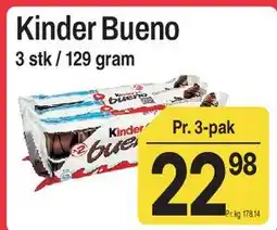 ABC Lavpris Kinder Bueno tilbud