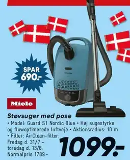 Bilka Støvsuger med pose tilbud