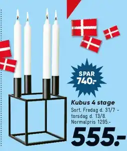 Bilka Kubus 4 stage lysestage tilbud
