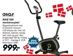 Bilka RIDE 100 motionscykel tilbud