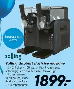 Bilka Salling dobbelt slush ice maskine tilbud