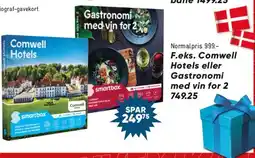 Bilka Comwell Hotels / Gastronomi med vin for 2 tilbud