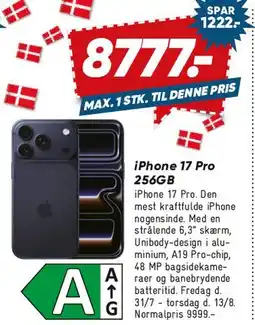 Bilka iPhone 17 Pro 256GB tilbud