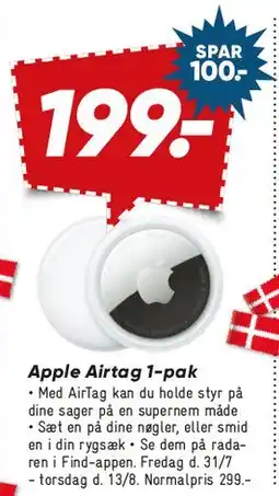 Bilka Apple AirTag 1-pak tilbud