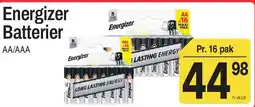 ABC Lavpris Energizer Batterier tilbud