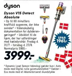 Bilka Dyson V15 Detect Absolute tilbud