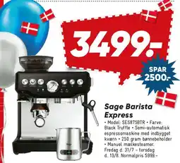 Bilka Sage Barista Express tilbud