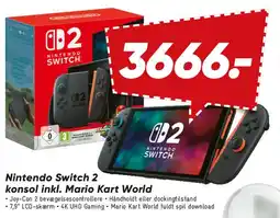 Bilka Nintendo Switch 2 konsol inkl. Mario Kart World tilbud