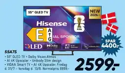 Bilka Hisense 55A75 55 QLED TV tilbud