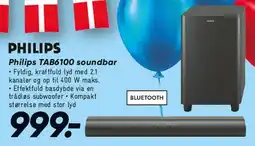 Bilka Philips TAB6100 soundbar tilbud