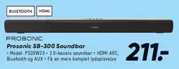 Bilka Prosonic SB-300 Soundbar tilbud