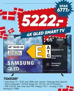 Bilka 65 Samsung QLED (4K QLED Smart TV) tilbud