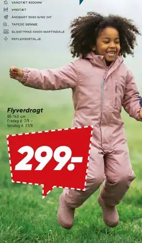 Bilka Flyverdragt tilbud