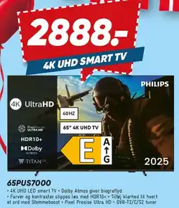 Bilka 65PUS7000 65 4K UHD Smart TV tilbud