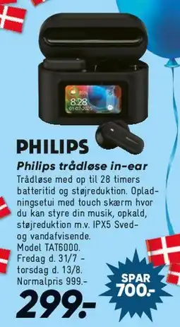Bilka Philips trådløse in-ear tilbud