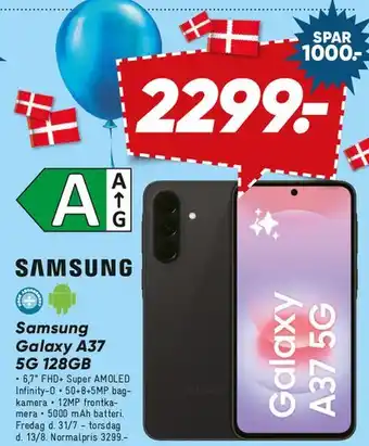 Bilka Samsung Galaxy A37 5G 128GB tilbud