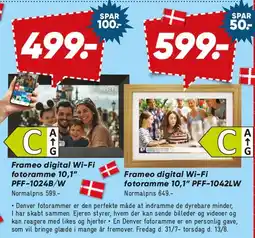 Bilka Frameo digital Wi‑Fi fotorammer 10,1 tilbud