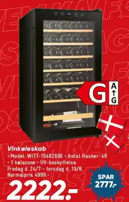 Bilka Vinkøleskab tilbud