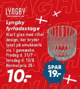 Bilka Lyngby fyrfadsstage tilbud