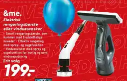 Bilka &me. Elektrisk rengøringsbørste eller vinduesvasker tilbud